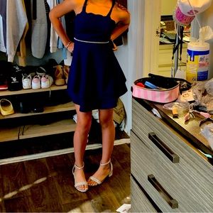 Formal dress blue navy